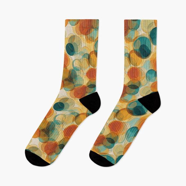 Item preview, Retro Overlapping Circles designed and sold by Designbes.