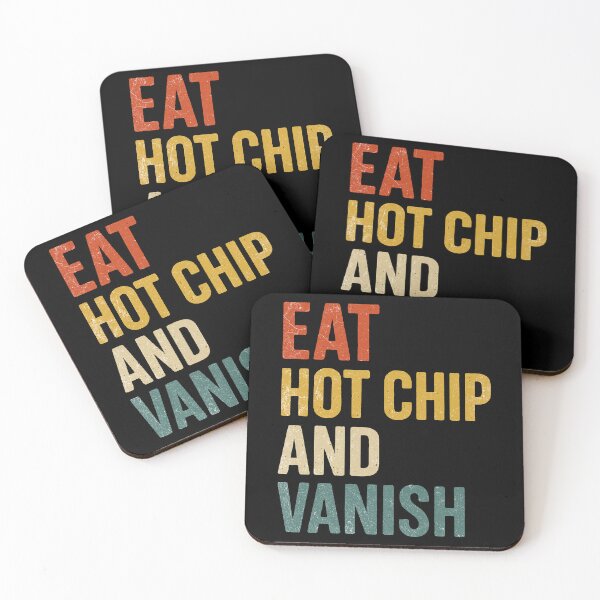 Item preview, Eat Hot Chip And Vanish designed and sold by Angry Swan Designs.