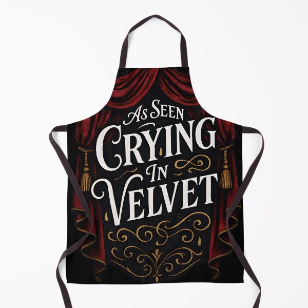 Item preview, As Seen Crying in Velvet. Crying Never Looked So Good designed and sold by Shoot-The-Moon.