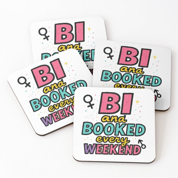 Item preview, Bi and Booked Every Weekend – Bold Pride Design designed and sold by Haus Of Sin.