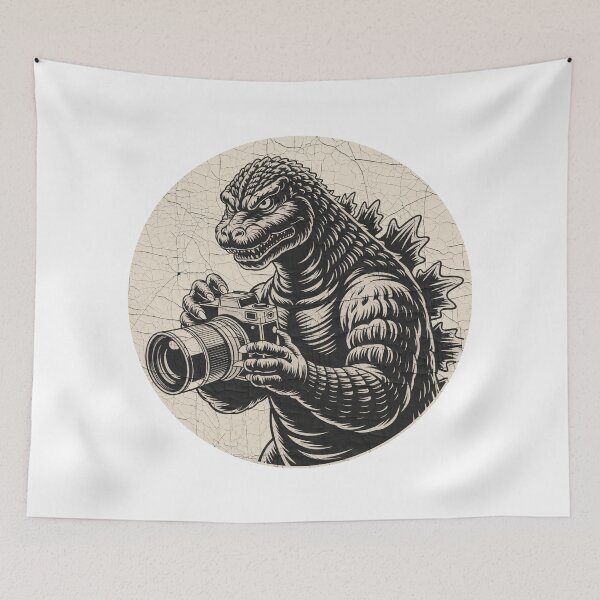 Item preview, Godzilla Vacation Snaps designed and sold by Angry Swan Designs.