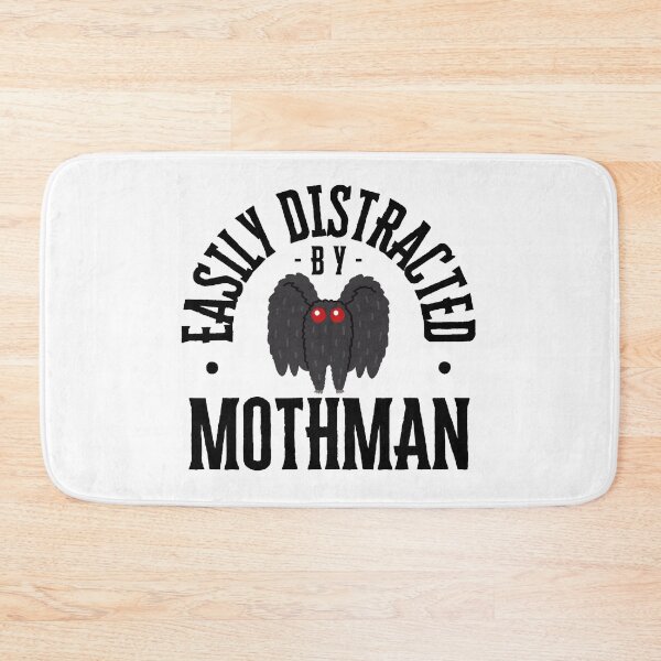 Item preview, Easily Distracted by Mothman designed and sold by Kindred & Thistle.