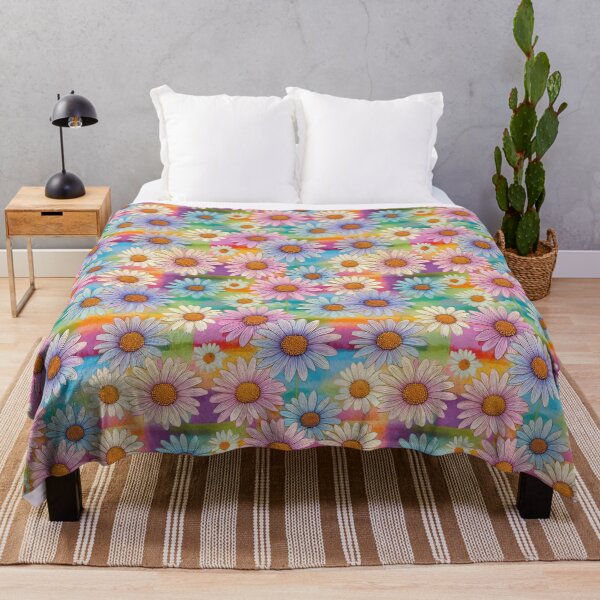 Item preview, Watercolor Daisy Florals designed and sold by Designbes.