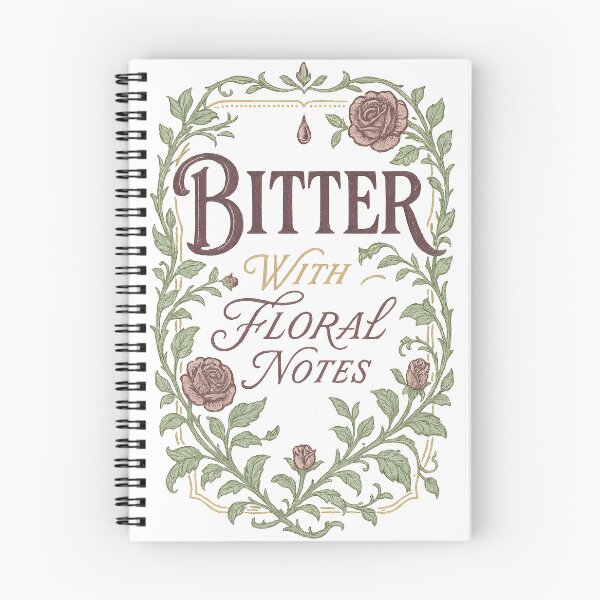 Item preview, Bitter With Floral Notes – Elegance with Attitude designed and sold by Shoot-The-Moon.