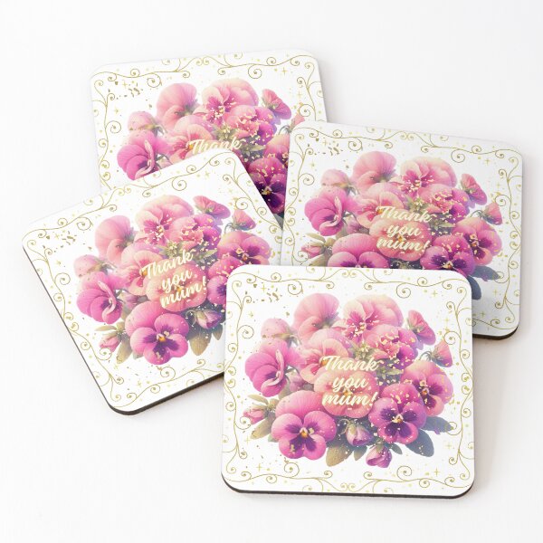 Item preview, Happy Mother’s Day! Thank you mom! Best mom! Cute greetings. Spring flowers. Special day.  designed and sold by Sugar Wisdom .