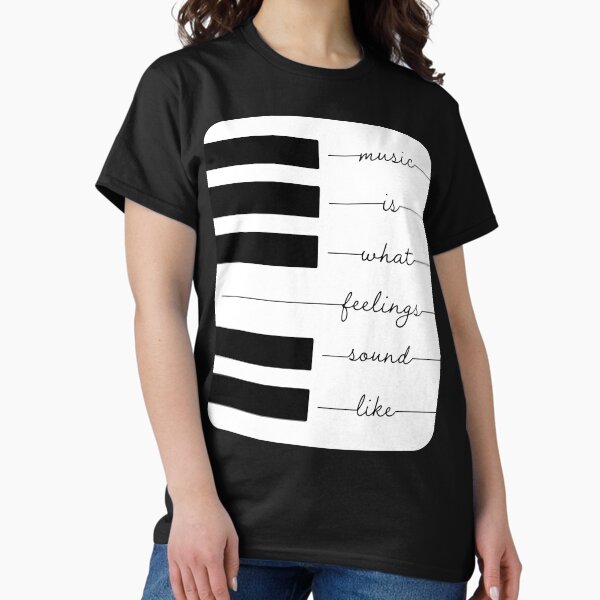 Item preview, Music Is What Feelings Sound Like designed and sold by Angry Swan Designs.