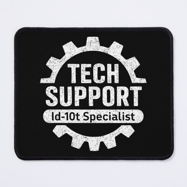 Item preview, Tech Support ID10T Specialist Funny IT Joke Design designed and sold by JackCurtis1991.