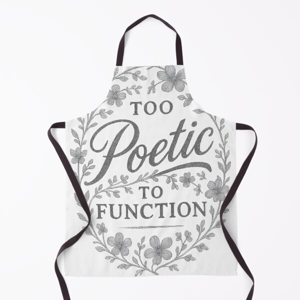 Item preview, Too Poetic To Function – Funny Feeling Too Much designed and sold by Shoot-The-Moon.