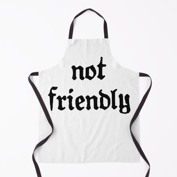 Item preview, Not Friendly designed and sold by Angry Swan Designs.
