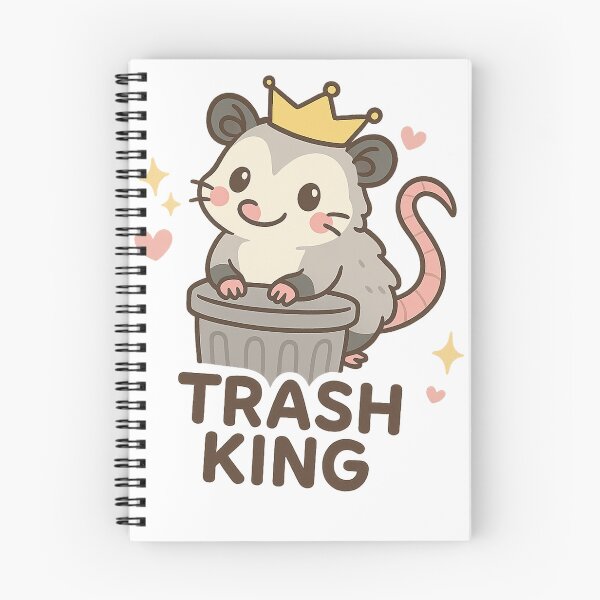 Item preview, Kawaii Trash King Opossum  designed and sold by ManxCatAndy.
