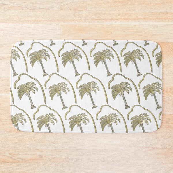 Item preview, Gold Art Deco Palm trees with Gold scallop designed and sold by MagentaRose.
