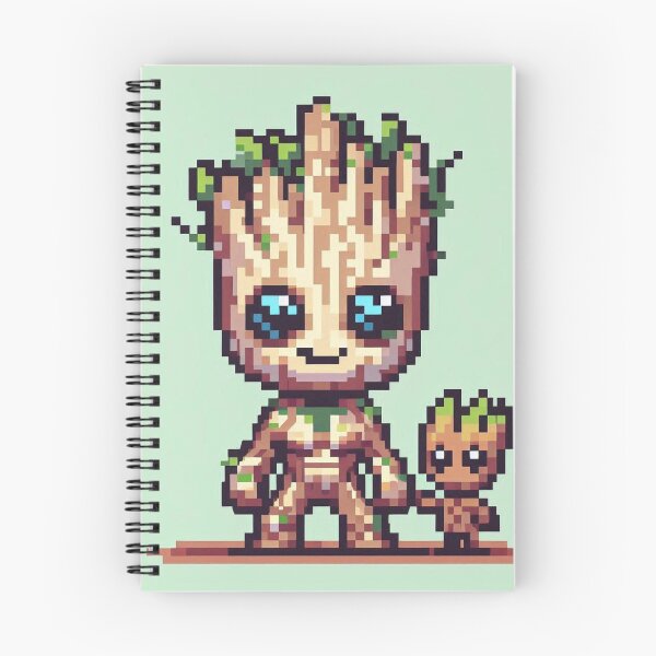 Artikelvorschau, Pixelkunst Groot  entworfen und verkauft von Helene-Creation.