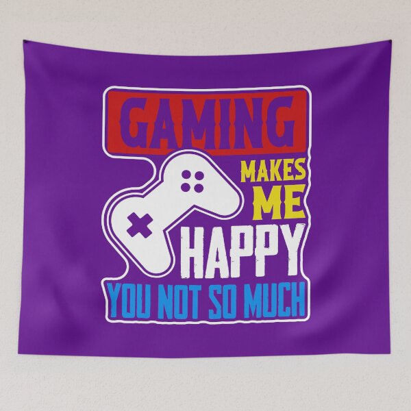 Item preview, gaming, video games, gamer, funny, geek, gaming makes me happy, games, gamer till the end designed and sold by happinesproject.
