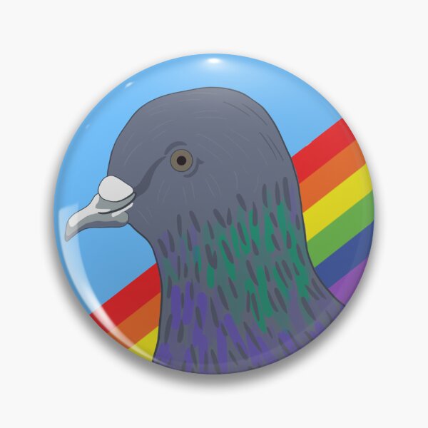 Item preview, Prideful Pigeon designed and sold by CraftsbyAmy.