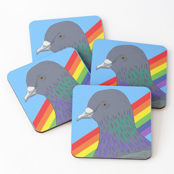 Item preview, Prideful Pigeon designed and sold by CraftsbyAmy.