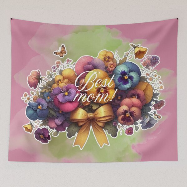Item preview, Happy Mother’s Day! Thank you mom! Best mom! Cute greetings. Spring flowers. Special day.  designed and sold by Sugar Wisdom .