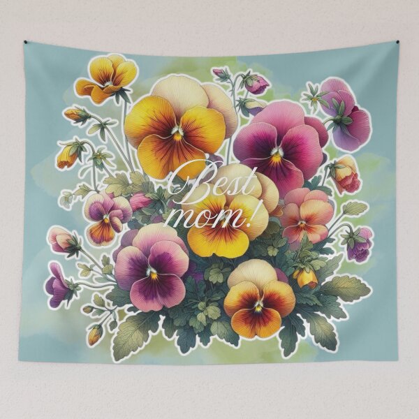 Item preview, Happy Mother’s Day! Thank you mom! Best mom! Cute greetings. Spring flowers. Special day.  designed and sold by Sugar Wisdom .
