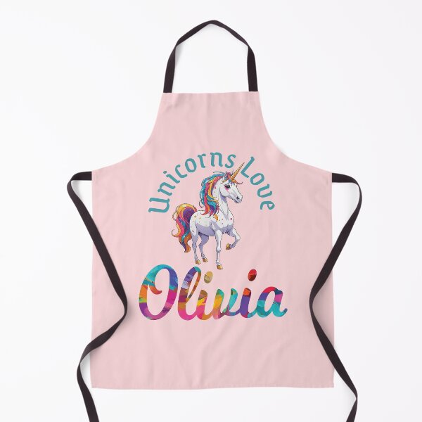 Item preview, Unicorns Love Olivia designed and sold by ComicKitsch.