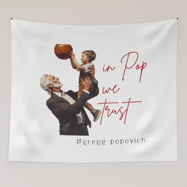 Item preview, Gregg Popovich - in Pop we Trust designed and sold by WeekendSurprise.
