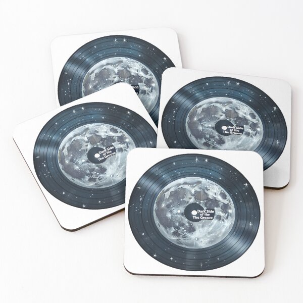 Item preview, Vintage Vinyl Record Moon T-Shirt, Dark Side of the Groove Graphic Tee, Retro Music Enthusiast Shirt, Celestial Album Art Design designed and sold by TeeTimeTreasure.