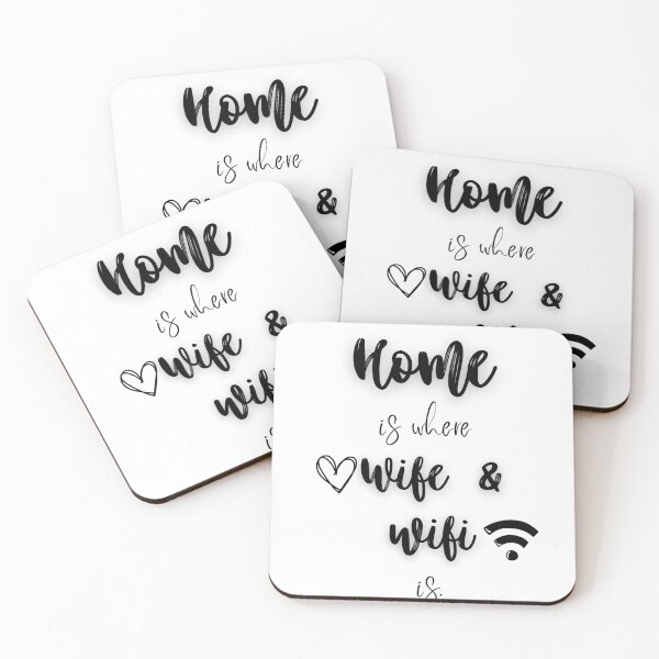 Item preview, T-Shirt-Wifi. Home is where Wife & Wifi is designed and sold by AKPixelDesigns.