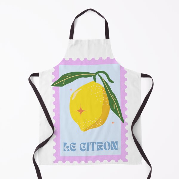 Item preview, Le Citron lemon stamp pop art illustration designed and sold by feenandneen.