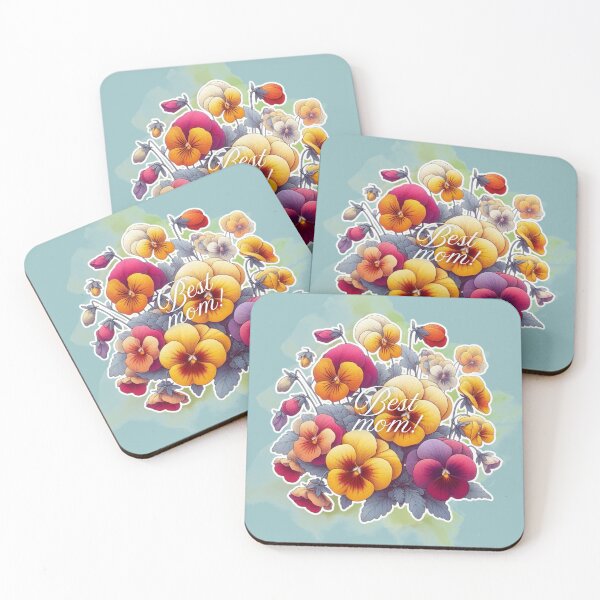 Item preview, Happy Mother’s Day! Thank you mom! Best mom! Cute greetings. Spring flowers. Special day.  designed and sold by Sugar Wisdom .