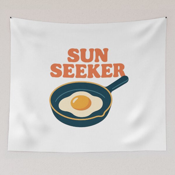 Item preview, Simple good mood pan, sun, fried egg, sunny-side up designed and sold by BRIGHTLOOKS.