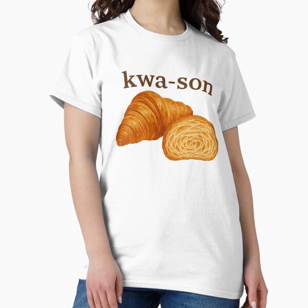 Item preview, Kwa-Son Croissant Funny French Pronunciation Design designed and sold by JackCurtis1991.
