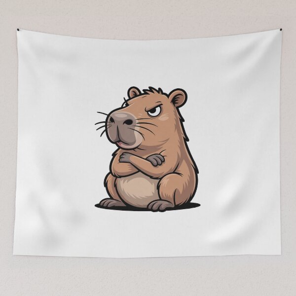 Item preview, Mad Capybara designed and sold by MonkiFlipp.
