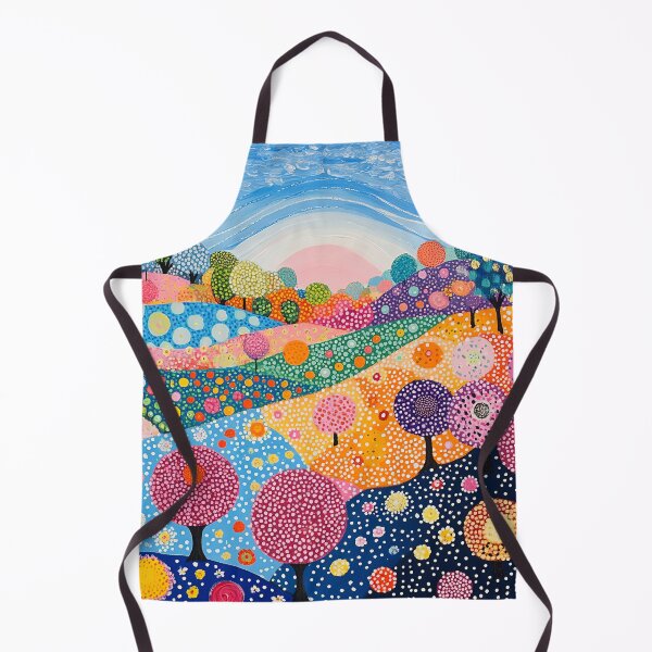 Item preview, Polka Dot Fields Landscape designed and sold by Neika Shimm Designs.