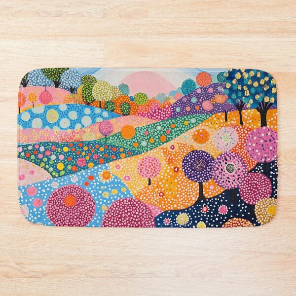 Item preview, Polka Dot Fields Landscape designed and sold by Neika Shimm Designs.