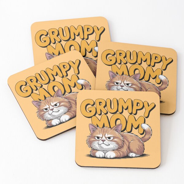 Item preview, Grumpy Redhead Cat Mom designed and sold by MonkiFlipp.
