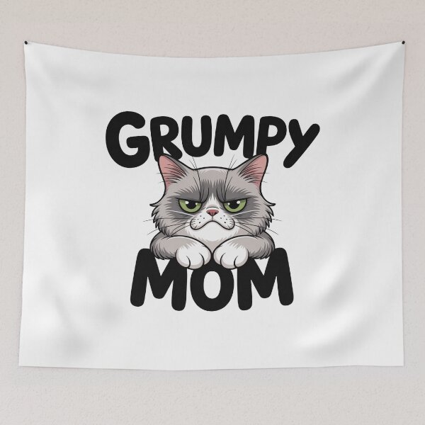 Item preview, Grumpy Cat Mom designed and sold by MonkiFlipp.
