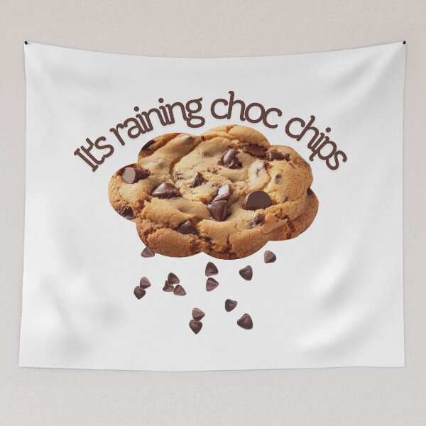 Item preview, It's raining chocolate chips cookie, National chocolate chip day  designed and sold by ClickATee Store .