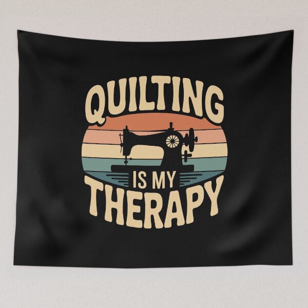 Item preview, Quilting Is My Therapy – Funny Quilting And Sewing designed and sold by tmerchtrends.
