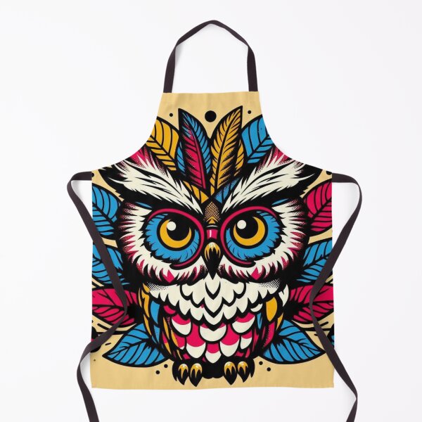 Item preview, pop art owl designed and sold by Dogandesighn.