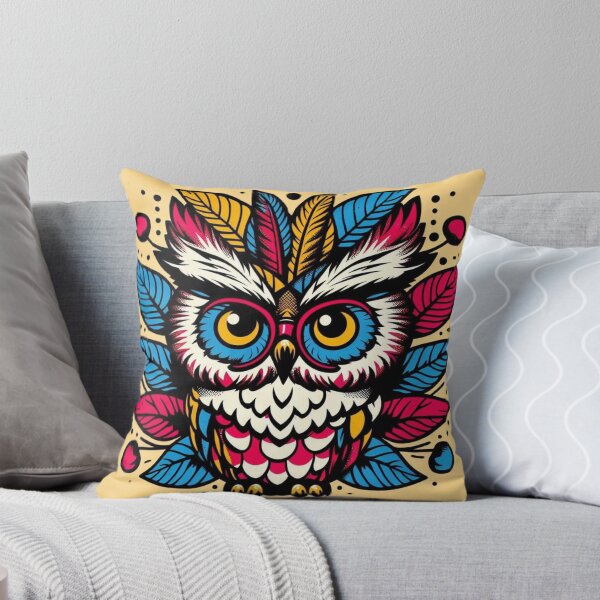 Item preview, pop art owl designed and sold by Dogandesighn.