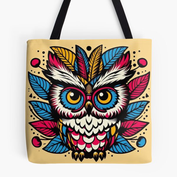 Item preview, pop art owl designed and sold by Dogandesighn.