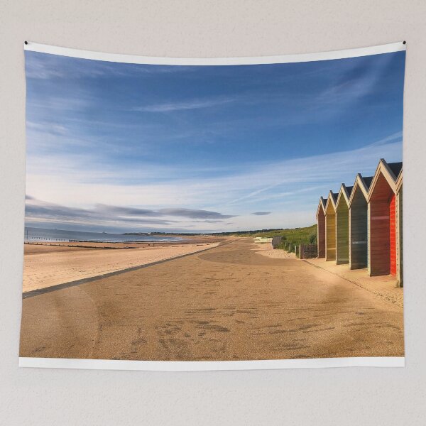 Item preview, Sand, Sea, and Beach Huts at Blyth in Northumberland. designed and sold by Violaman.