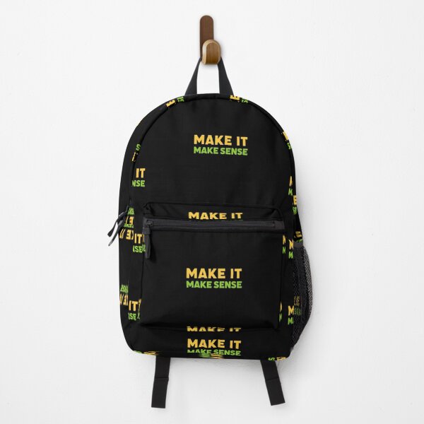 Item preview, Make It Make Sense, Yellow and Green designed and sold by Memes N Lore .