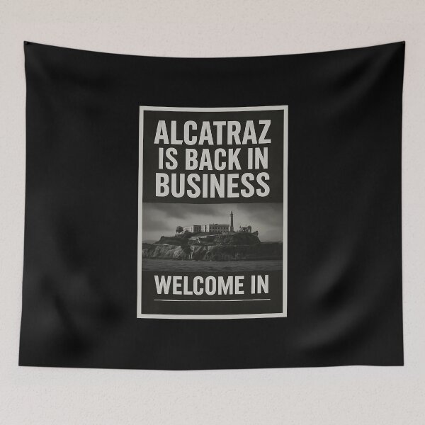 Item preview, Make Alcatraz Great Again designed and sold by ValentinaHramov.