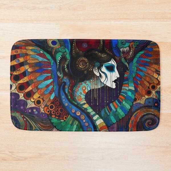 Item preview, Abstract Serpent Lady Art designed and sold by TheDarkWardrobe.