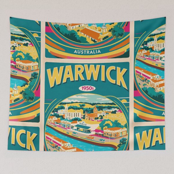 Item preview, Warwick Australia Vintage Travel Tourism designed and sold by TravelersGems.