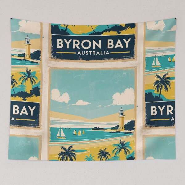 Item preview, Byron Bay Australia Vintage Travel Tourism designed and sold by TravelersGems.