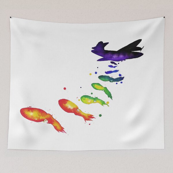 Item preview, Squid Attack designed and sold by Katy Ska.