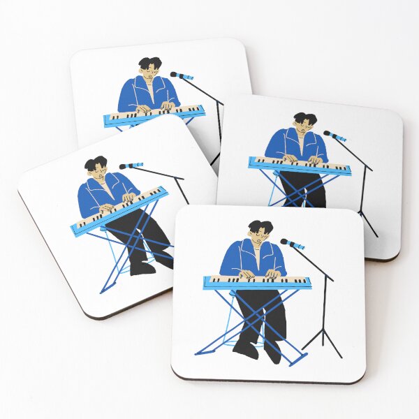 Item preview, Man Singing and Playing Piano designed and sold by Sunny Stickers & Stationery.