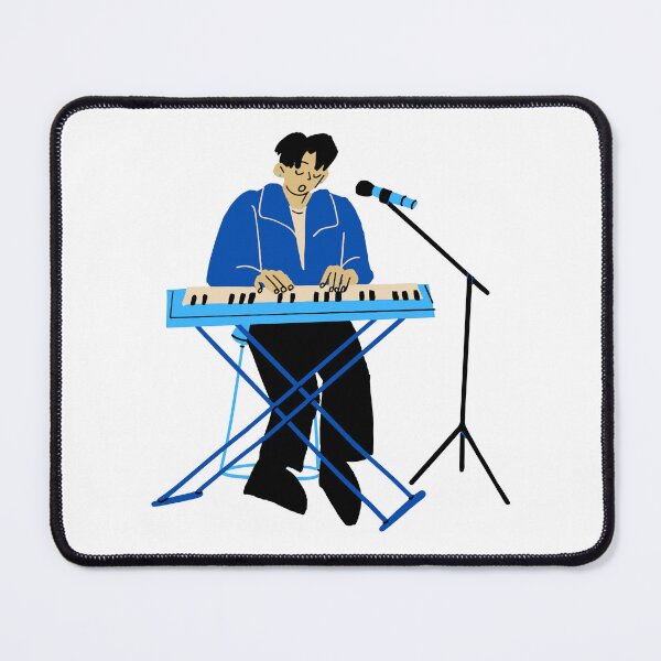 Item preview, Man Singing and Playing Piano designed and sold by Sunny Stickers & Stationery.