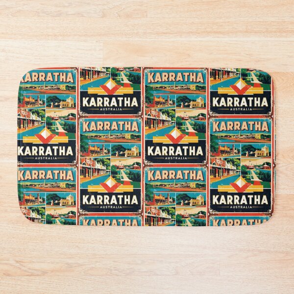 Item preview, Karratha Australia Vintage Travel Tourism designed and sold by TravelersGems.