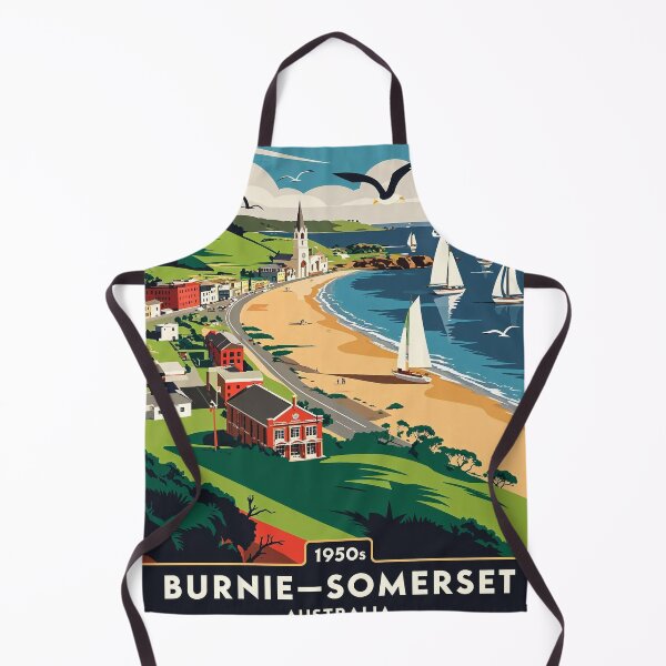 Item preview, Burnie Somerset Australia Vintage Travel Tourism designed and sold by TravelersGems.